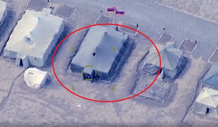 Video: Azerbaijan tấn công lều chỉ huy, xe tăng T-72 của Armenia