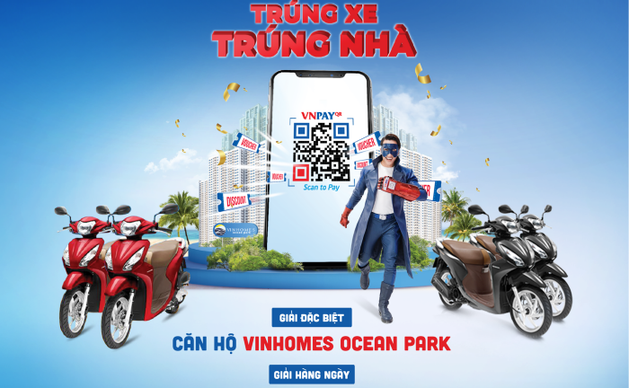 Quét VNPAY-QR, Trúng Xe Trúng Nhà