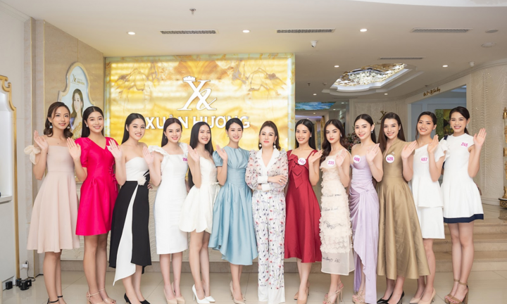 Top thí sinh miền Bắc Hoa hậu Việt Nam 2020 đẹp rạng ngời cùng TMV Xuân Hương 