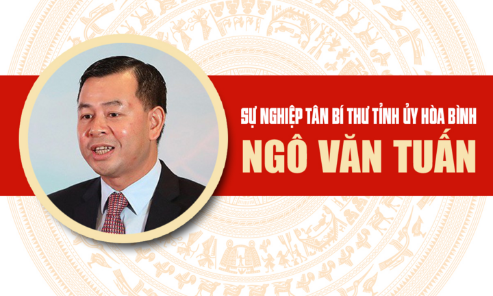 Infographic: Sự nghiệp tân Bí thư Tỉnh ủy Hòa Bình Ngô Văn Tuấn