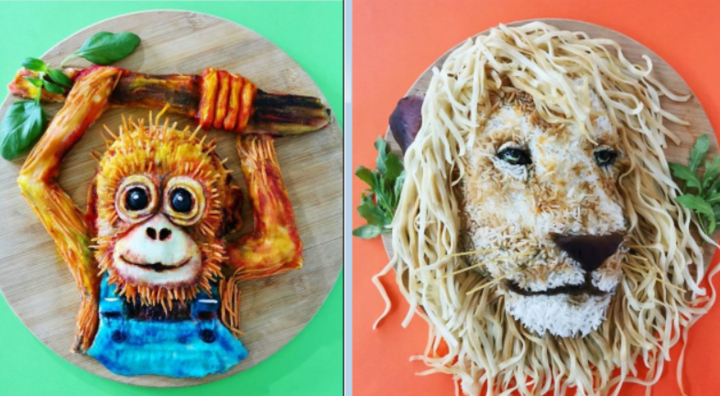 Bà mẹ gây 'bão' mạng nhờ loạt đĩa cơm trang trí hình động vật y như thật