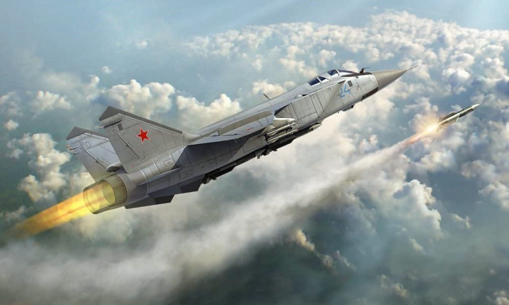 Video: 'Siêu' tiêm kích MiG-31 của Nga đánh chặn ở độ cao 20.000m