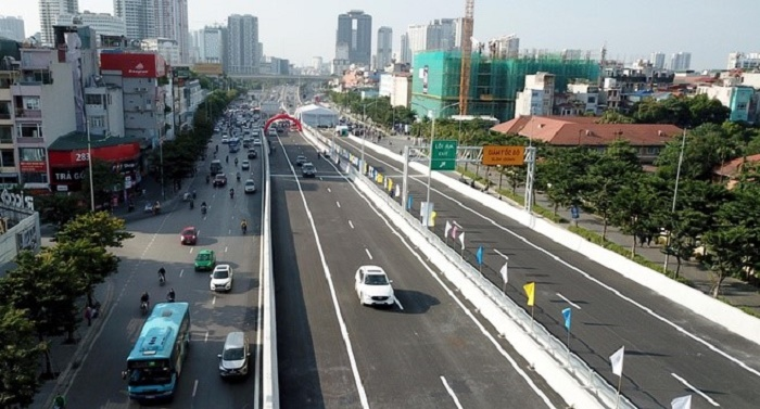 Video: Thông xe cầu cạn hơn 5.000 tỷ đồng đẹp nhất Hà Nội