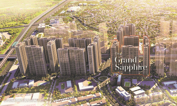 Sức hút từ ‘tọa độ hoàng kim’ của tòa Grand Sapphire 2 Vinhomes Smart City