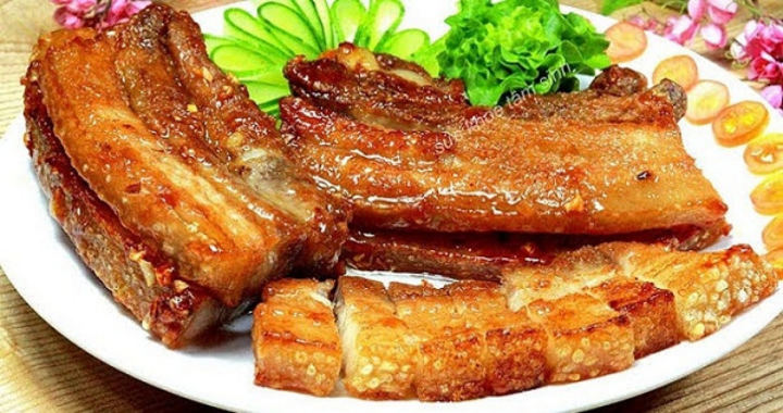 Thịt ba chỉ chiên mắm, thời tiết nào ăn cũng ngon