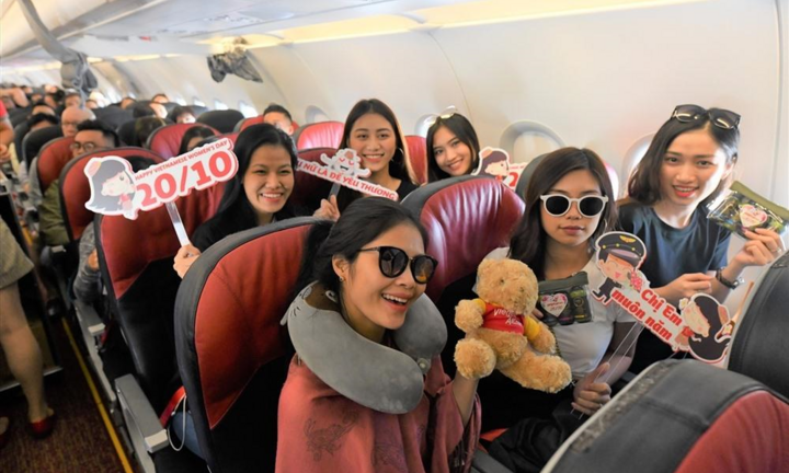 Vietjet trao gửi yêu thương tới phái đẹp với 2 triệu vé khuyến mãi