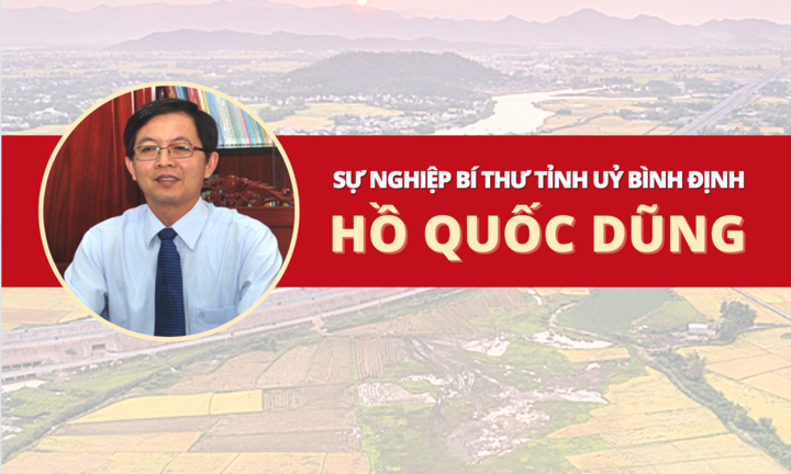 Infographic: Sự nghiệp tân Bí thư Tỉnh ủy Bình Định Hồ Quốc Dũng