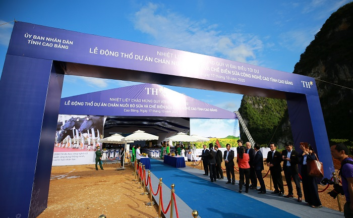 Động thổ dự án chăn nuôi bò sữa và chế biến sữa công nghệ cao tại Cao Bằng