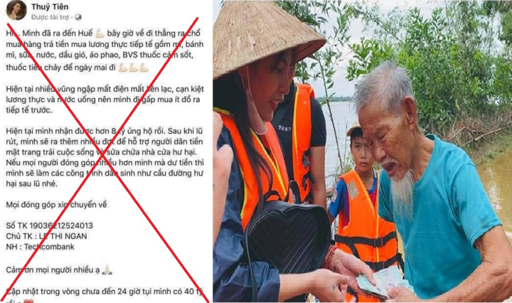 Kẻ mạo danh ca sĩ Thủy Tiên kêu gọi từ thiện có thể bị xử lý thế nào?