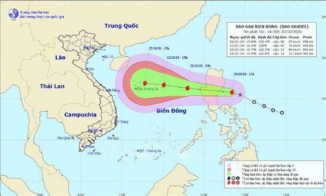 Các tỉnh từ Thanh Hóa đến Quảng Nam ứng phó bão Saudel