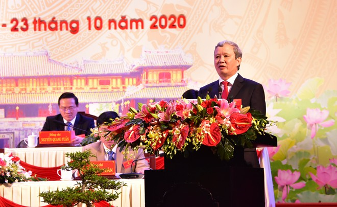 Ông Lê Trường Lưu tái đắc cử Bí thư Tỉnh uỷ Thừa Thiên - Huế