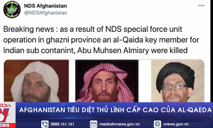 Thủ lĩnh cấp cao của Al-Qaeda bị tiêu diệt