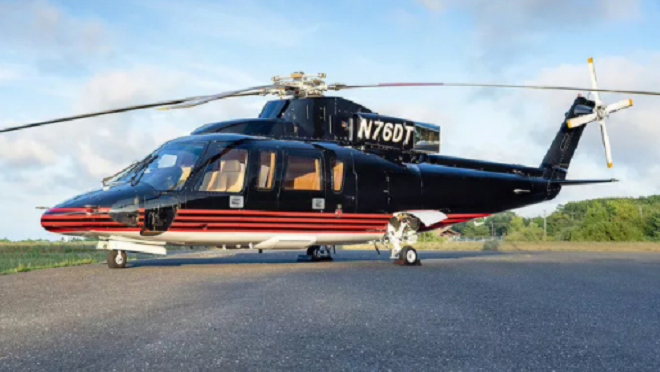 Máy bay trực thăng S-76 nổi tiếng của Tổng thống Trump được rao bán