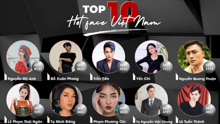 10 thí sinh xuất sắc vào chung kết Hot Face Việt Nam 2020