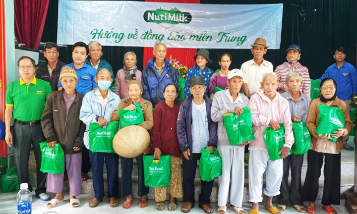 Nutimilk tiếp sức đồng bào miền Trung