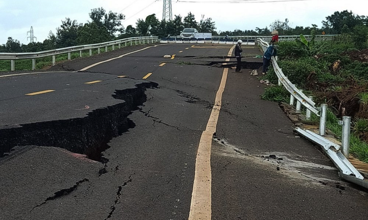 Khởi tố vụ án đường tránh 250 tỷ đồng ở Gia Lai sụt lún như bị động đất
