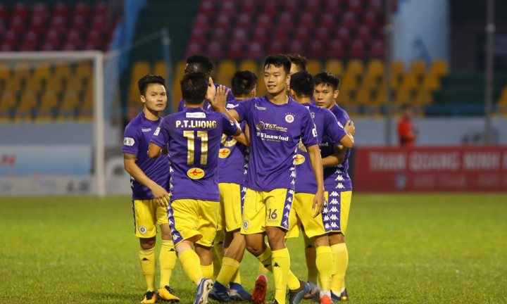 Trực tiếp Than Quảng Ninh 0-4 Hà Nội FC: Quang Hải, Văn Quyết ghi bàn