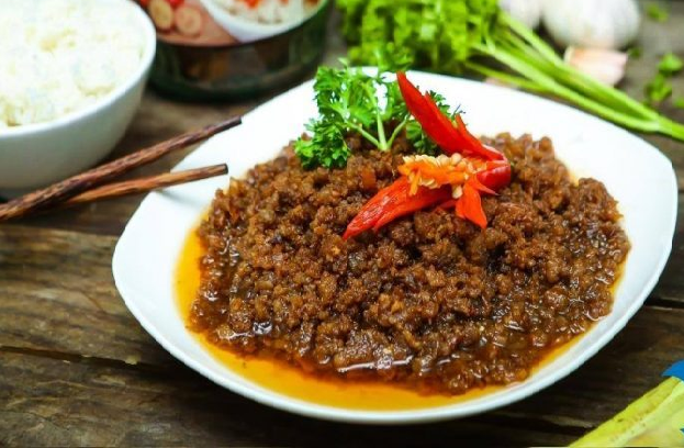 Cách làm thịt chưng mắm tép chuẩn vị