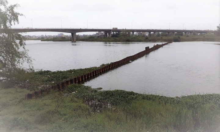 Đề xuất xây đập ngăn mặn kết hợp cầu đi bộ trên sông Cẩm Lệ