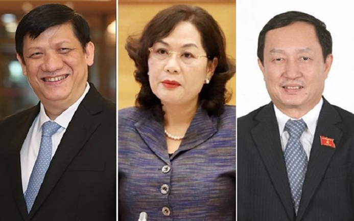 Quốc hội phê chuẩn bổ nhiệm Bộ trưởng Y tế, Bộ trưởng KH&CN, Thống đốc NHNN