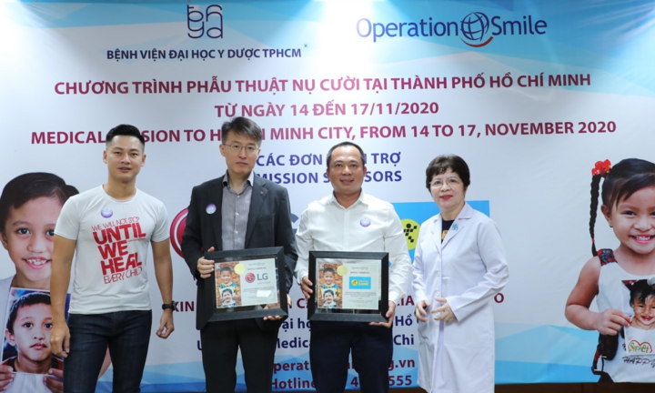 170 trẻ em dị tật hàm mặt tìm lại nụ cười nhờ Operation Smile và LG Việt Nam