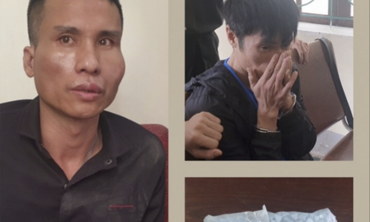 Bắt quả tang 2 kẻ giao dịch 1.000 viên ma túy trong trại lợn