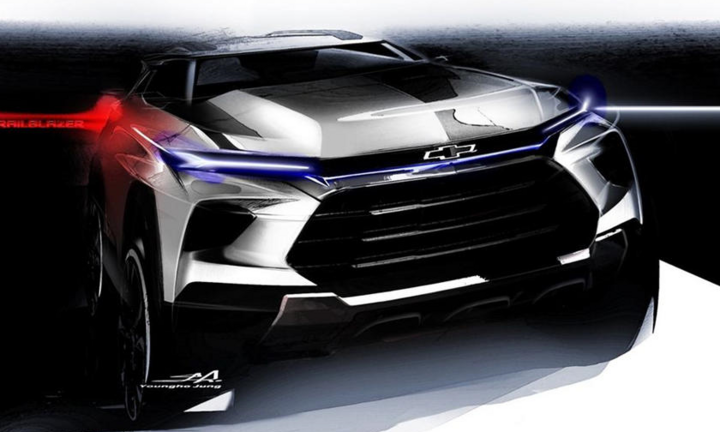 Chevrolet hé lộ bản phác thảo Trailblazer mới siêu ấn tượng