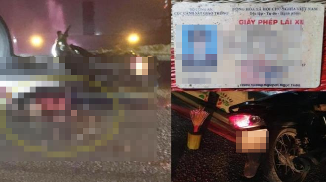 Xe máy va chạm xe đầu kéo, một công an ở Tuyên Quang tử nạn