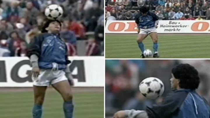 Video: Xem lại màn khởi động 'khác người' của huyền thoại bóng đá Diego Maradona