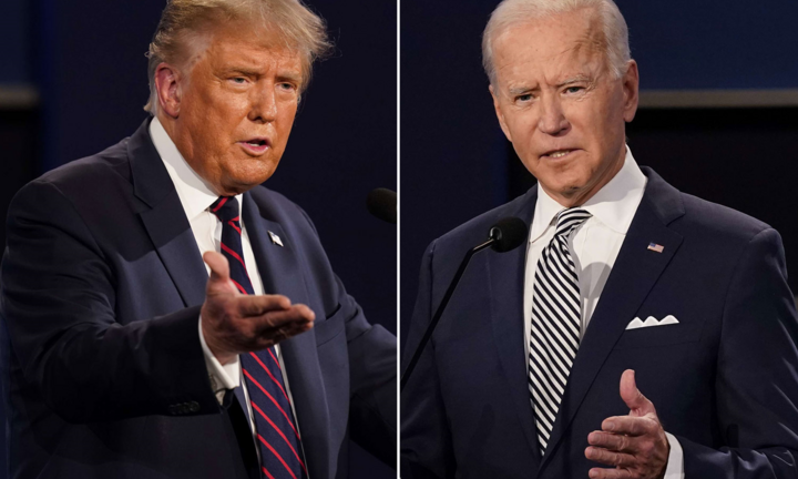 Trump chúc Biden chóng bình phục sau khi ngã trật cổ chân
