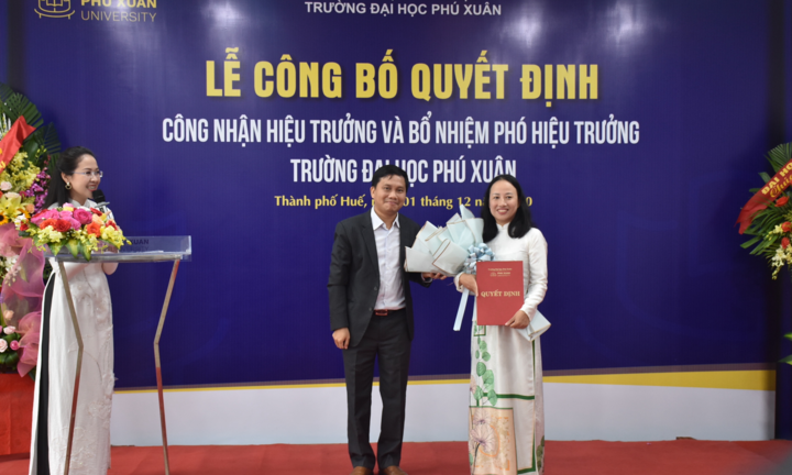 Đại học Phú Xuân có hiệu trưởng mới thay TS Đàm Quang Minh