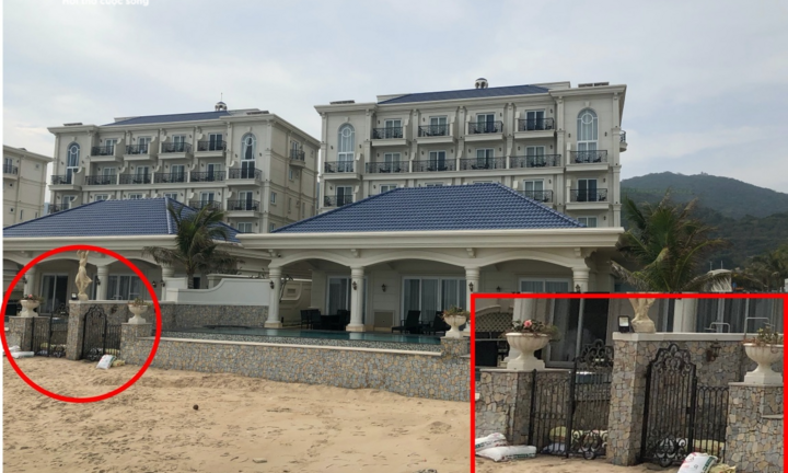 Lan Rừng Resort ngang nhiên lấn biển, đổ bê tông chặn đường ra biển của ngư dân