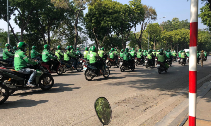 Những lần tài xế đình công, phản đối Grab