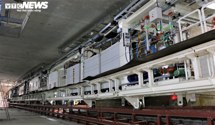 Máy khoan 850 tấn đào hầm đường sắt Nhổn - ga Hà Nội có gì đặc biệt?