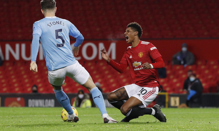 Man Utd mất quả phạt đền trong trận hòa Man City 