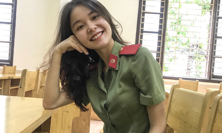 Ảnh: Nhan sắc 'gây thương nhớ' của thủ khoa Học viện An ninh nhân dân