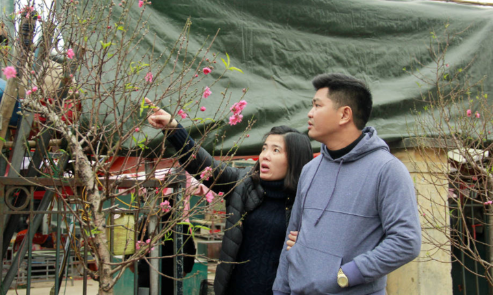 Đào Nhật Tân xuống phố đón Tết Dương lịch 2021