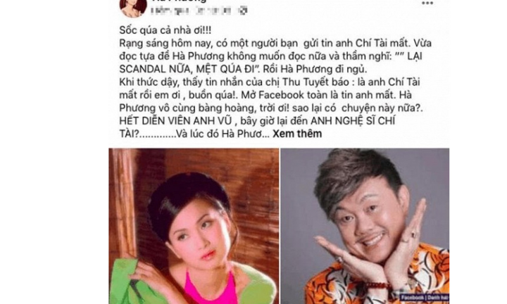 Viếng Chí Tài, ca sĩ Hà Phương góp 50 nghìn USD vào quỹ từ thiện mang tên ông