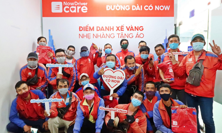NowFood dành mỗi tháng 100 triệu cho quỹ Chăm sóc tài xế