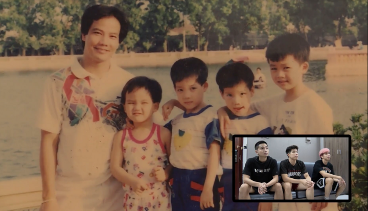 Ảnh thời bé ngây thơ của 3 anh em tuyển thủ Thang Long Warriors