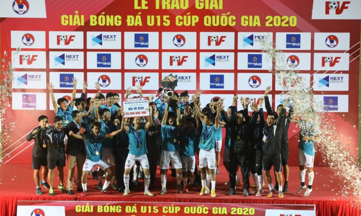 Đánh bại U15 Viettel, U15 PVF vô địch Cúp Quốc gia 