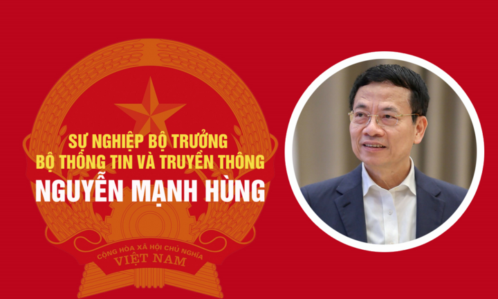 Infographic: Sự nghiệp Bộ trưởng Thông tin và Truyền thông Nguyễn Mạnh Hùng