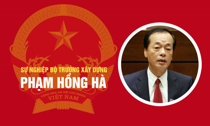 Infographic: Sự nghiệp Bộ trưởng Xây dựng Phạm Hồng Hà
