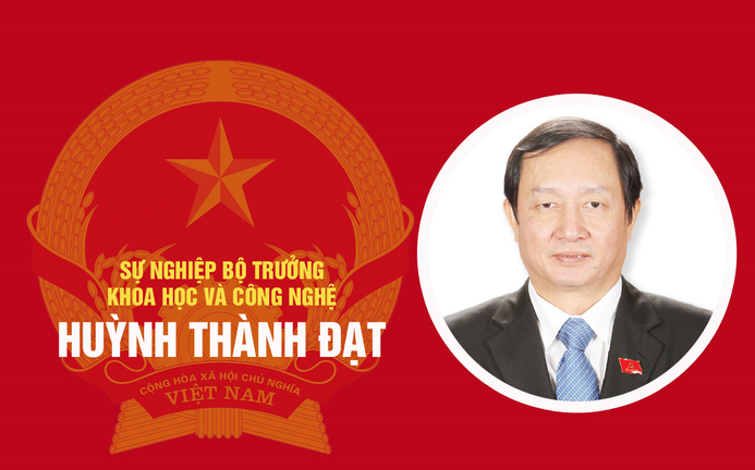 Infographic: Sự nghiệp Bộ trưởng Khoa học và Công nghệ Huỳnh Thành Đạt