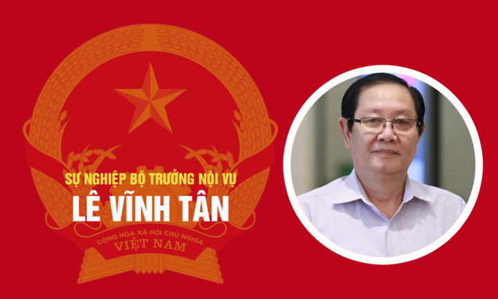 Infographic: Sự nghiệp Bộ trưởng Nội vụ Lê Vĩnh Tân