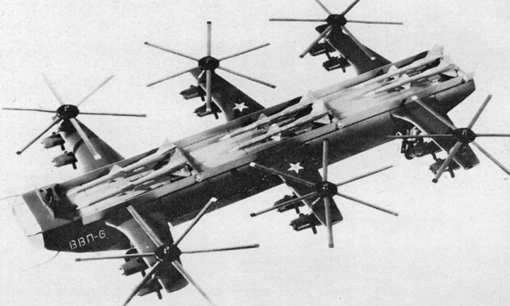 ‘Quái vật’ VVP-6: Trực thăng tấn công hạng nặng chưa bao giờ bay của Liên Xô
