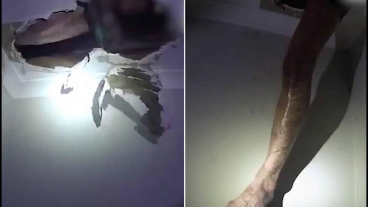 Video: Trộm gọi cảnh sát giải cứu vì mắc kẹt trên trần nhà 