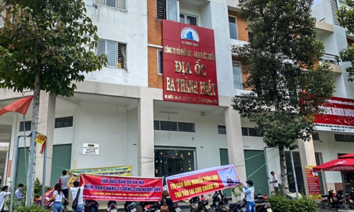 Khởi tố, bắt tạm giam lãnh đạo Công ty địa ốc Ba Thành Phát