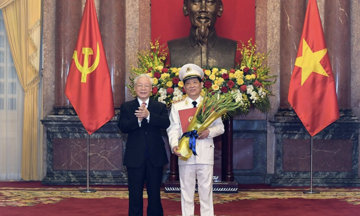 Thứ trưởng Bộ Công an Nguyễn Văn Sơn được thăng hàm thượng tướng