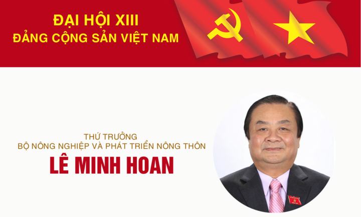 Infographic: Sự nghiệp Thứ trưởng Bộ NN&PTNT Lê Minh Hoan